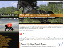 Tablet Screenshot of fries-paard.nl